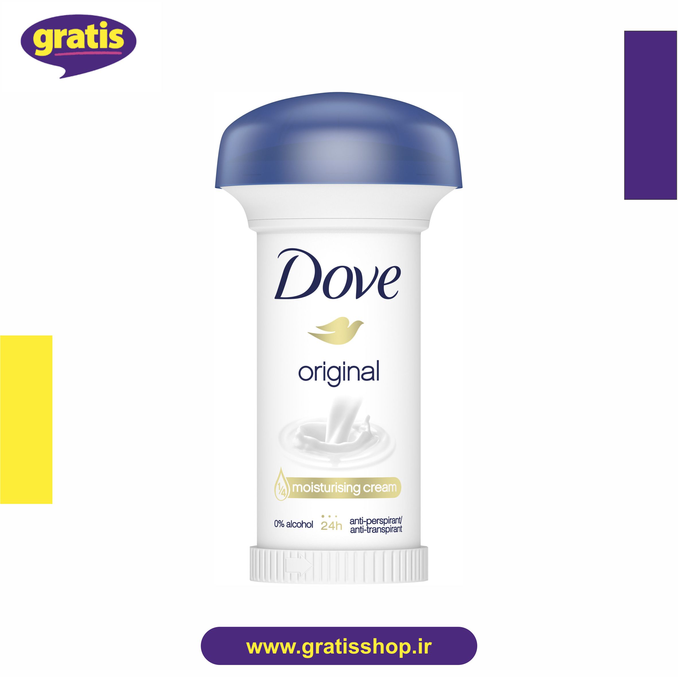 مام زیربغل قارچی ضد تعریق داو Original داو dove حجم 50 میلی