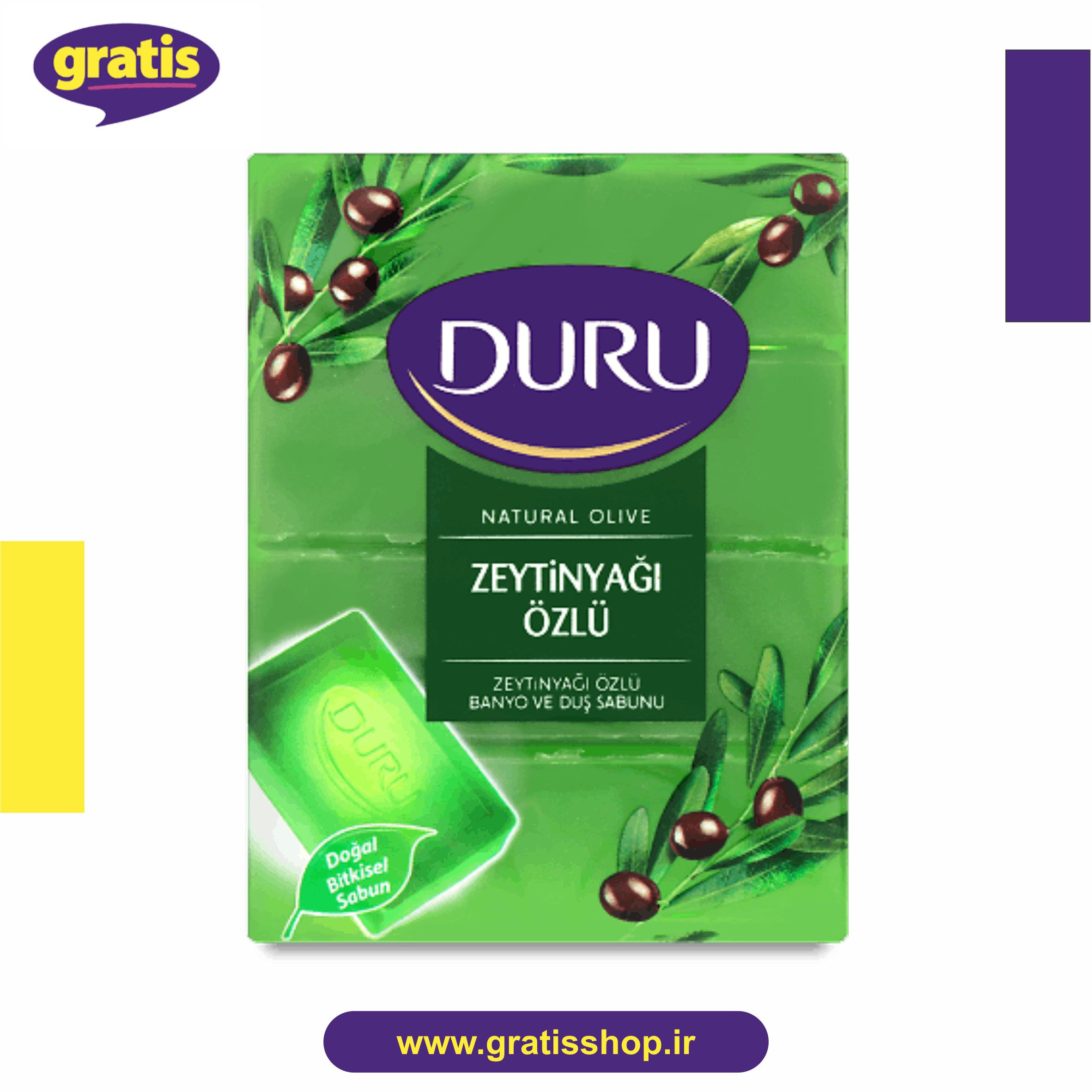 صابون حمام روغن زیتون دورو بسته 4 عددی